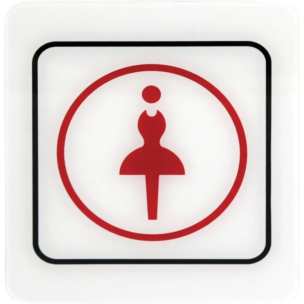 Deflecto Self-Adhesive Women Sign -309202