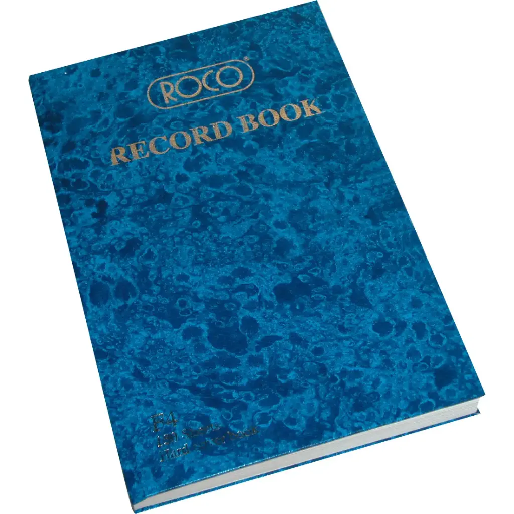 ROCO Record Book 300 Pages (150 Sheets) A4 Size 21.00 × 32.60 cm - 23522BLE