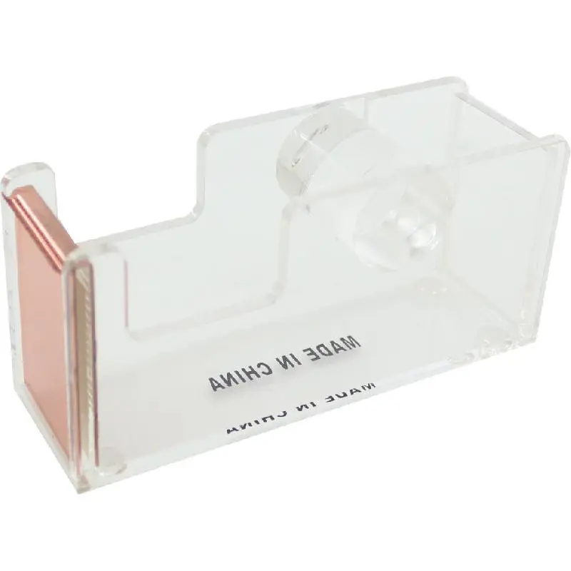 ROCO Office Tape Dispenser Transparent (White / Yellow) (SN000118)