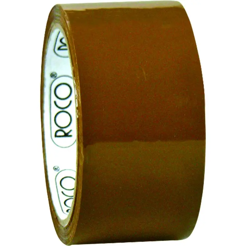 ROCO Brown Packaging Tape 48mm × 100 Yards (20112B100)