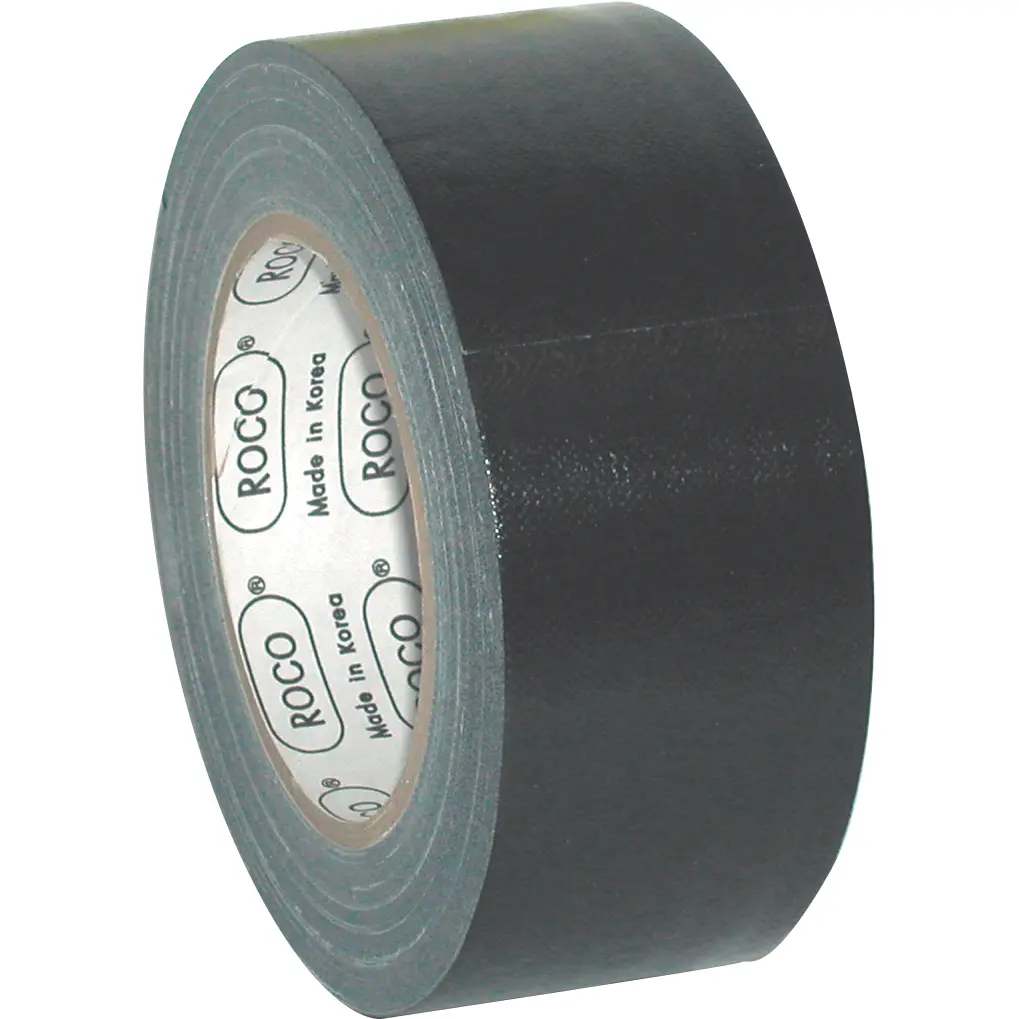 ROCO Black Cloth Tape 2 × 25 Meters (20130BLK)