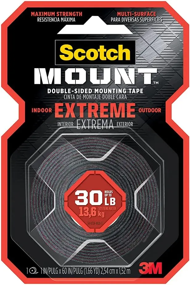 3M Scotch Mount™ Extreme Double-Sided Mounting Tape