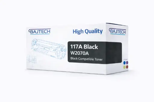 [BT-117A Black] حبر باجتك متوافق مع طابعة اتش بي 117A أسود – W2070A