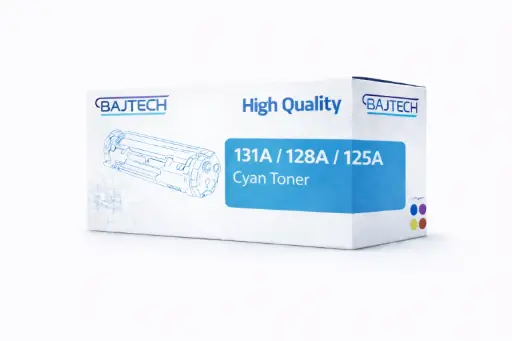 [BT-131C/128C/125C/CR716/CR731] حبر باجتك متوافق مع طابعة اتش بي 131A / 128A / 125A سماوي