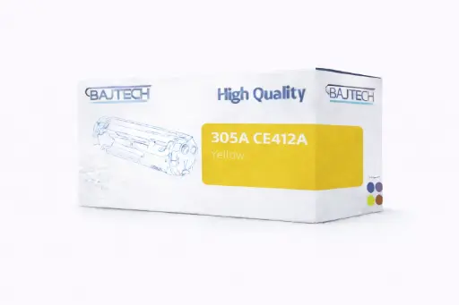 [BT-305Y] حبر باجتك متوافق مع طابعة اتش بي 305A أصفر – CE412A