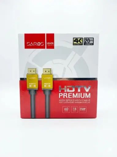 [20M 4K] HDMI Cable 4K 20M – Ultra HD High-Speed HDMI Cable