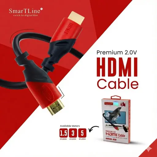[STL205H] Smartline STL205H HDMI Cable 5M – High Definition Audio & Video Cable