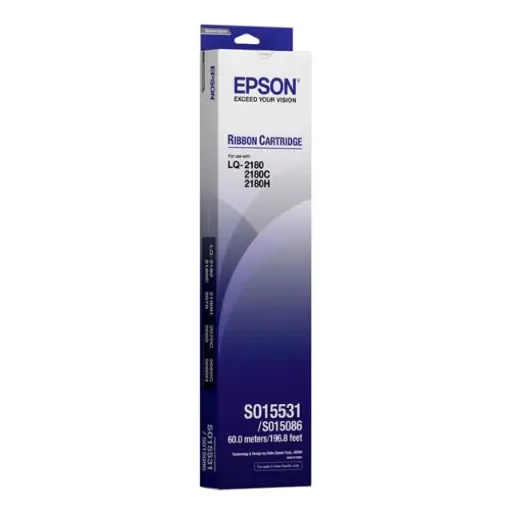 [EP2170/2180] شريط إبسون أسود أصلي – Epson Ribbon Cartridges (LQ-2170 / LQ-2180 / LQ-2190 / LQ-2070)