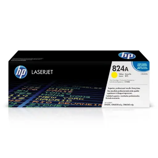 [CB382A] حبر اتش بي ليزر جت 824A أصفر أصلي – CB382A