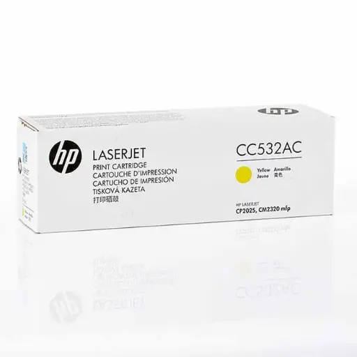 [CC532AC] HP CC532AC Yellow Contract Original Toner  
