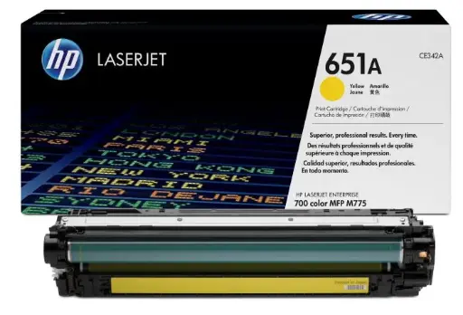 [CE342A] HP 651A Yellow Original Toner CE342A