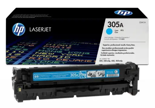 [CE411A] HP 305A Cyan Original Toner CE411A