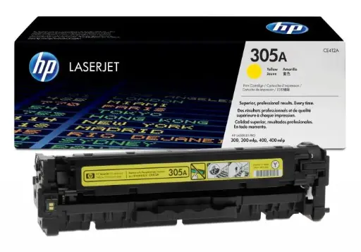 [CE412A] HP 305A Yellow Original Toner CE412A