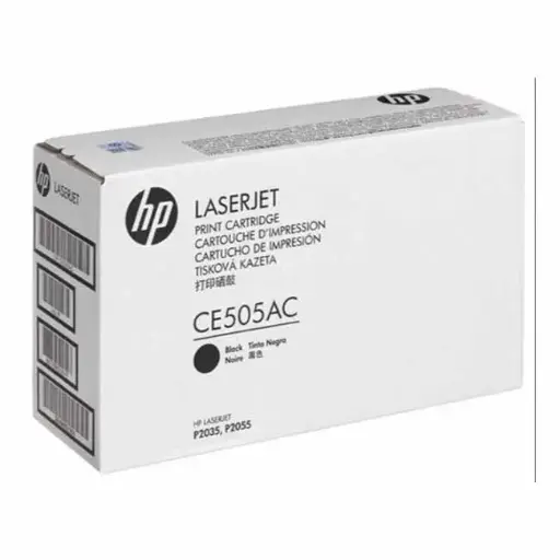 [CE505AC] HP CE505AC Black Contract Original Toner  حبر  اتش بي ليزر تونر رقم