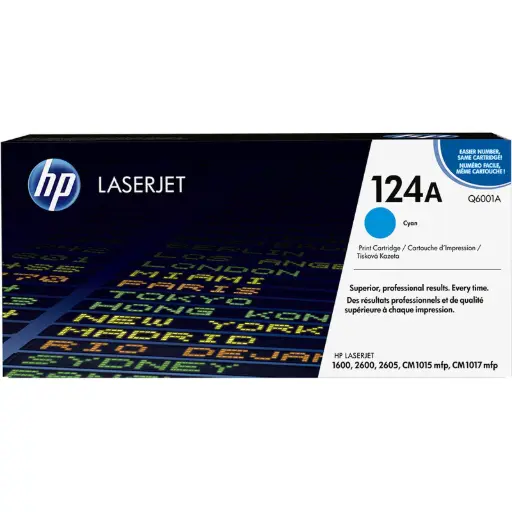 [Q6001A] HP 124A Cyan Original Toner Q6001A 
