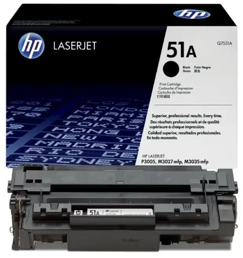 [Q7551A] HP 51A Black Original Toner Q7551A 