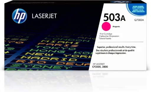 [Q7583A] حبر اتش بي ليزر جت 503A أرجواني أصلي ليزر تونر – Q7583A