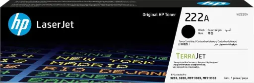 [W2220A] HP 222A Black Original  Toner W2220A