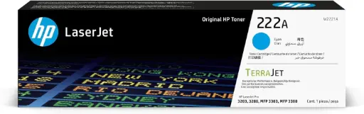 [W2221A] HP 222A Cyan Original  Toner W2221A 