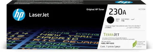 [W2300A Black] HP 230A Black Original  Toner W2300A  
