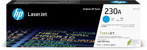 [W2301A] HP 230A Cyan Original  Toner W2301A 