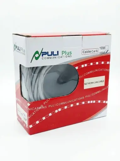 [CAT6 15M Box] كيبل شبكة CAT6 بطول 15 متر (صندوق) – سلك إيثرنت عالي السرعة