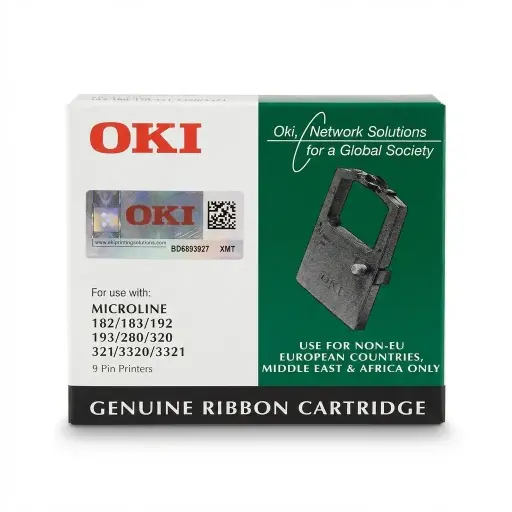 [OKI-100/300 Series Ribbon] شريط أوكي أصلي – OKI Ribbon for Microline 9-Pin Printers (182 / 183 / 192 / 193 / 280 / 320 / 321 / 3320 / 3321)