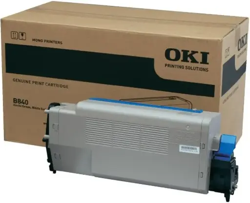 [OKI-840B Black Toner] OKI B840 Black Original Toner Cartridge