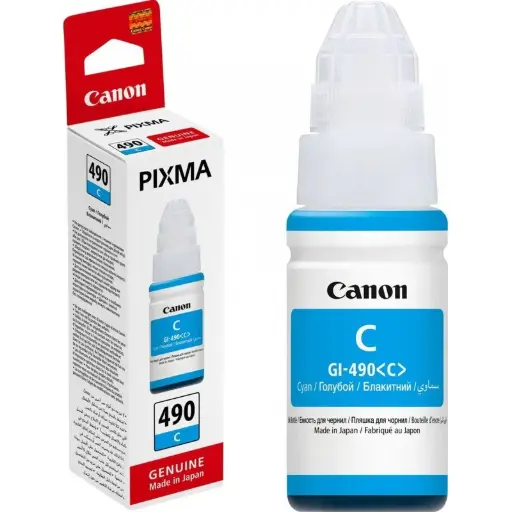 [CN490 Cy] Canon GI-490 Cyan Ink Bottle