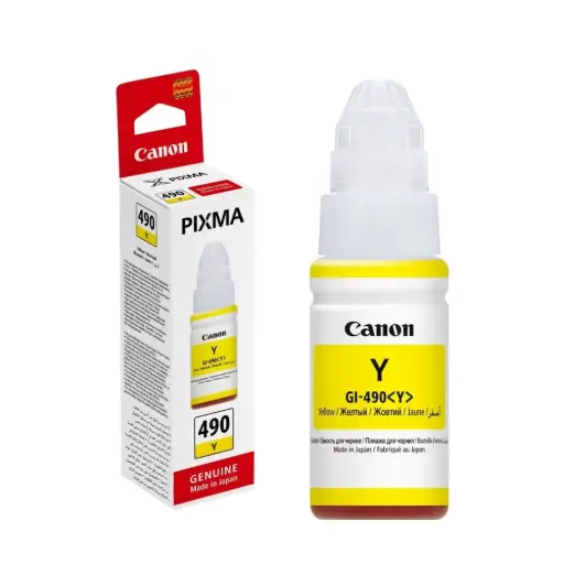 [CN490 Yel] Canon GI-490 Yellow Ink Bottle