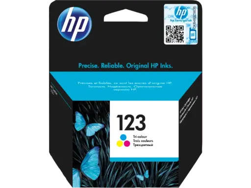 [123Color] حبر اتش بي ديسك جت 123 ملون أصلي – F6V16AE