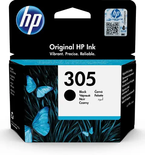 [305Black] HP 305 Black Original Ink 3YM61AE 