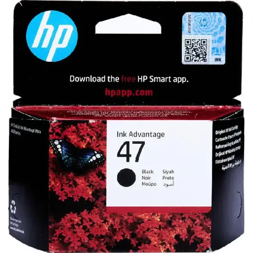 [47Black] HP 47 Black Original Ink 6ZD21AE 