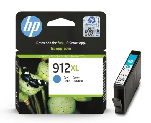 [912XLCyan] HP 912XL HY Cyan Original Ink 3YL81AE 