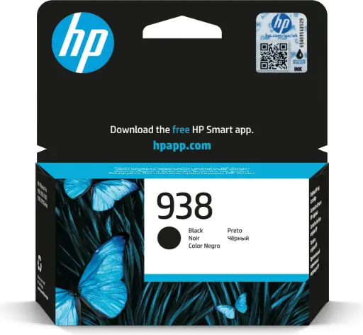 [938Black] HP 938 Black Original Ink Cartridge 4S6X8PE