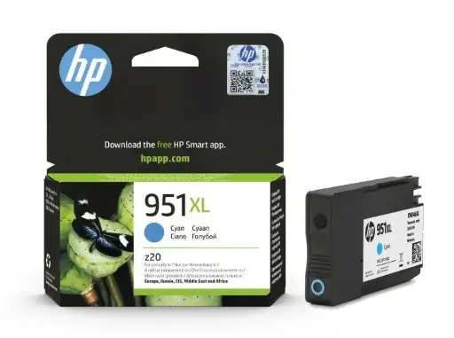 [951XLCyan] HP 951XL Cyan High Yield Original Ink Cartridge – CN046AE