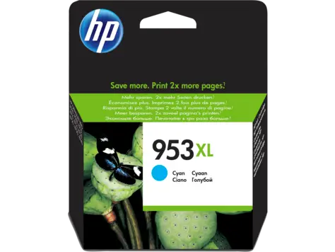 [953XLCyan] HP 953XL HY Cyan Original Ink F6U16AE 