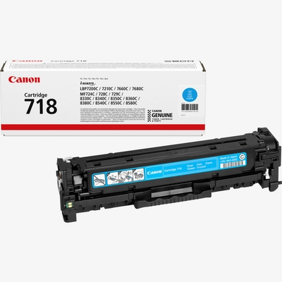 [CN718Cyan] Canon 718 Cyan Toner Cartridge  