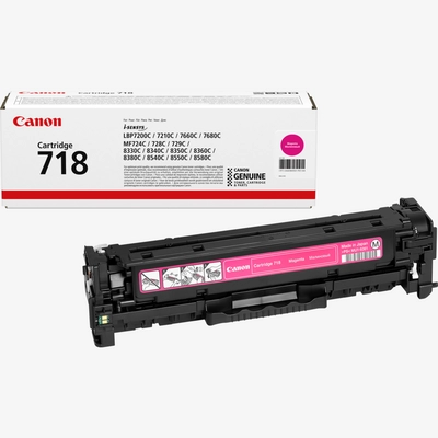 [CN718Magenta] حبر كانون 718 أرجواني أصلي
