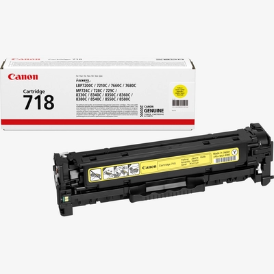 [CN718Yellow] Canon 718 Yellow Toner Cartridge