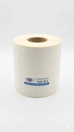 [Paper Thermal Transfer Roll ورق رول] لاصق استيكر نقل حراري (Thermal Transfer) مقاس 102 × 36 – 1000 لاصق