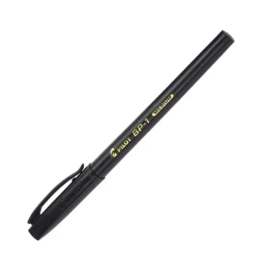 [Pilot BP-I-M-B-INE Dry Pen Blac] قلم بايلوت BP-I-M-B-INE أسود سماكة 1.0 مم (علبة 12 قلم)