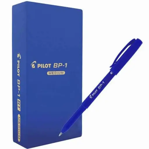 [Pilot BP-I-M-B-INE Dry Pen Blue] قلم بايلوت BP-I-M-B-INE أزرق سماكة 1.0 مم (علبة 12 قلم)