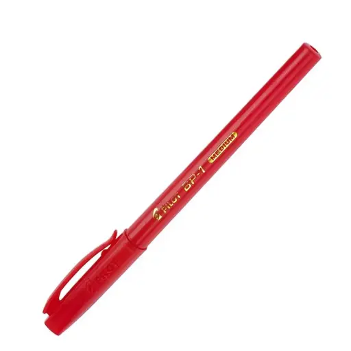 [Pilot BP-I-M-R-INE Dry Pen Red] قلم بايلوت BP-I-M-R-INE أحمر سماكة 1.0 مم (علبة 12 قلم)