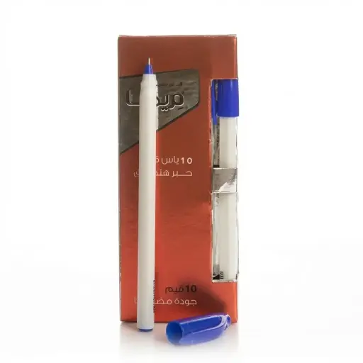 [Prima Blue Dry Pen Box10 1.0mm] قلم بريما جاف 1.0 مم – أزرق (علبة 10 أقلام)