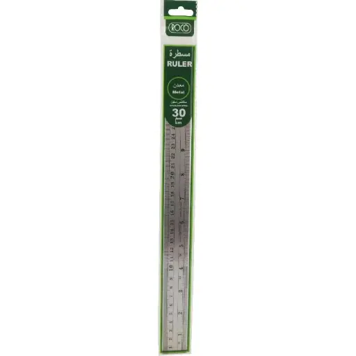 [RQ-10830M] Roco Ruler Steel 12" Single Pcs – RQ-10830M