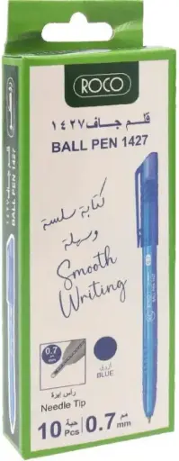 [RQ-285074 Roco Pen 1427  .7mm B] قلم روكو جاف 1427 أزرق 0.7 مم – الكود: RQ-285074