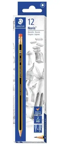 [Staedtler German Pencil] علبة أقلام رصاص ستيدلر ألماني – 12 قلم