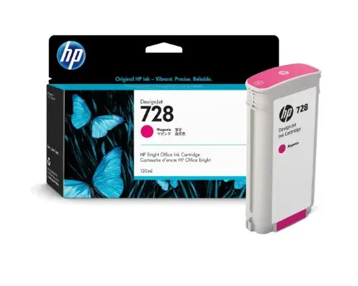 [738 Magenta] 🖨️ حبر اتش بي 738 أرجواني (Magenta) أصلي – 130ml – 498N7A