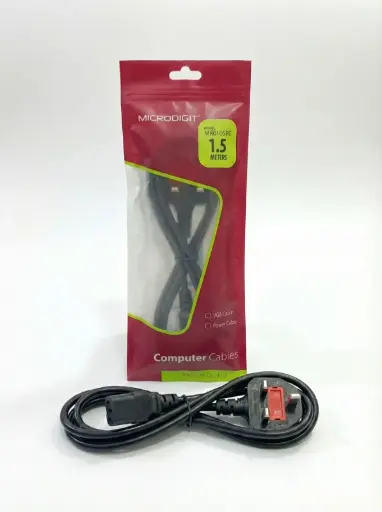 [Power Cable Printer] كيبل طاقة طابعة 3 طرف (3Pin) بطول 1.5 / 1.8 متر